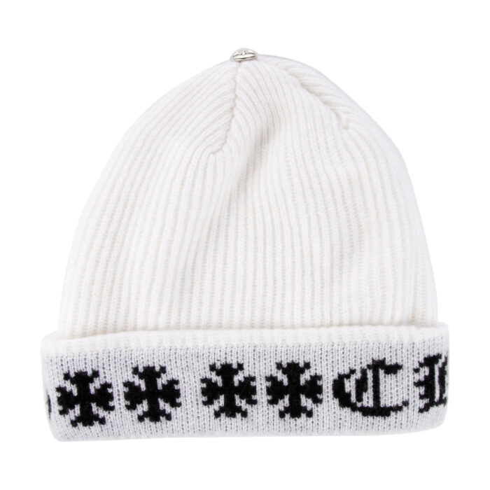Chrome Hearts Big Daddy Beanie White Front