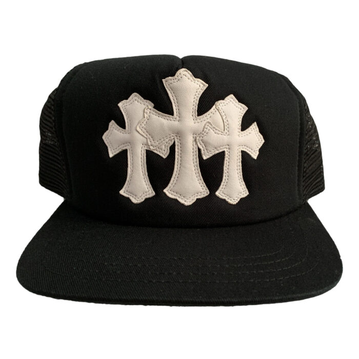 Chrome Hearts Cemetery Trucker Hat Black Front