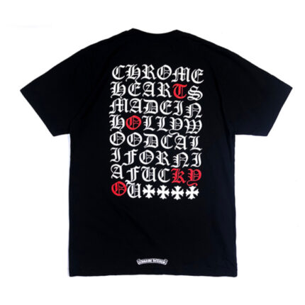 Chrome Hearts Made In Hollywood Black T shirt