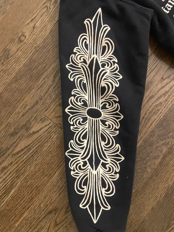 Chrome hearts floral printed on arm